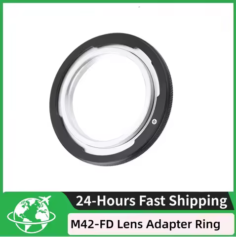Lens Adapter M42βFD Lens Adapter Ring M42 Mount Lens Accessories Compatible With Canon A-1 AE-1 Prog
