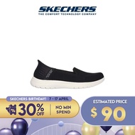 Skechers Women Slip-Ins On-The-GO Flex Serene Shoes - 136541-BKW Air-Cooled Memory Foam Air-Cooled MF