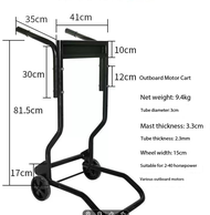 HOT Ready Stock Troli Bot Enjin Senang Lipat Portable Foldable Outboard motor Trolley Engine Stand O