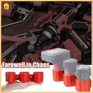 SUER Battery Base, with Battery Slots Wall Mount Battery Holder Connector,  Durable 3 In 1 Wear-resi