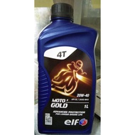 (JREADY STOK MALAYSIA) ELF MOTO 4 GOLD 20W-40