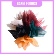 (27PCS) TISU TISSUE Flower Wrapping Paper Bouquet Gift Florist Wrapper Wrap Birthday Kertas Pembalut
