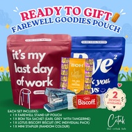 Farewell Gift Set Goodies Pouch | Ready To Gift Resignation Gift For Colleague Office Snack Gift
