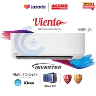 ACSON INVERTER 1HP ~ 2.5HP R32 WIFI VIENTO Series A3WMY10EF A3WMY15EF A3WMY20EF A3WMY25EF