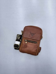 Original Rush Rider 502* Cow Leather Handphone Case Handphone Bag Sling Bag Beg Tali Pinggang