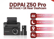 (NEW) DDPAI Z50 Pro 4K UHD Front & Rear Dashcam | NightVIS | Supercapacitor