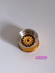 BBS Metal Mosquito Car Wheel Hub 20MM MINIZ DRZ Miniq TRC ArtTG Mosquito Car Mk3 ชิ้นส่วนอัพเกรดรถโม
