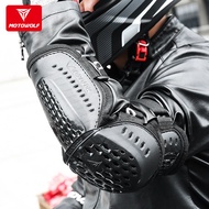 Universal Motorcycle/Electric-Bike Anti-fall Knee Pads Elbow Pads Winter Breathable Windshield Protective Gear Riding Equipment Knee Shin Protection