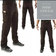 COKELAT CELANA PDL CARGO TACTICAL BLACKHAWK POLISI MILITER PANJANG CELANA GUNUNG OUTDOR