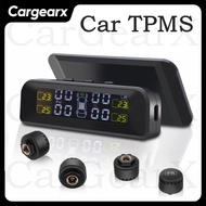 TPMS Solar Powered Tire Pressure Monitoring System, Universal, with 5 Alarm Modes, with External Tir