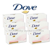 ( SET OF 6 ) Dove Pink/Rosa Beauty Bar Soap 135g