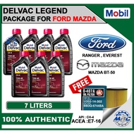 Mobil Delvac Legend 15W40 7 liters for FORD RANGER , EVEREST , MAZDA BT-50 ( ENGINE OIL )