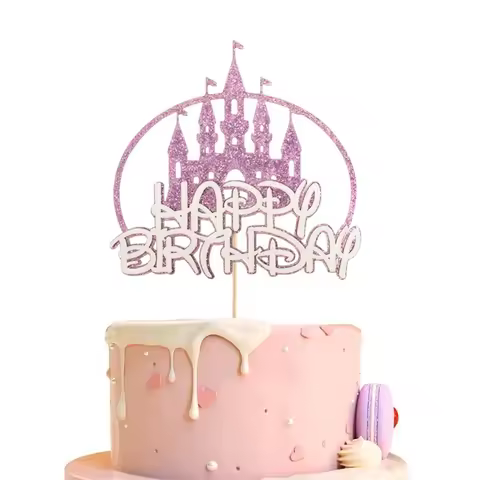 Castle Cake Topper, Castle Theme Birthday Party Decorations, Princess Castle Birthday Party Decor, P