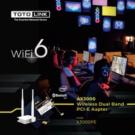Totolink X3000PE AX3000 Wireless Dual Band PCI-E Adapter