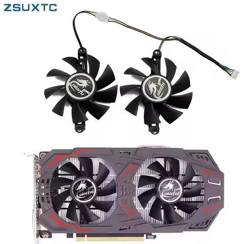 75MM P106-100 Cooling Fan For Colorful GTX 960 950 1060 1050Ti GTX960 GTX950 GTX1060 iGame GAMING Vi
