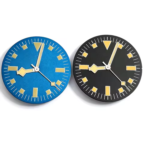28.5mm No logo NH35 8215 Matte Watch Dial Dive Vintage Sterile Case Mod Parts For Tudor Seiko NH35 A