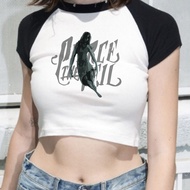Pierce the Veil crop top cropped Streetwear gyaru Fairy vintage  babydoll harajuku 2025 teens clothe