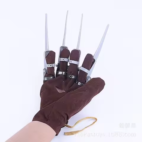 Horror Halloween Cosplay Gloves Movie Freddy Krueger Handwear Party Costumes Props