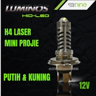 9NINE H4 HS1 LASER MINI PROJECTOR LS2 MOTORCYCLE LED HEADLIGHT