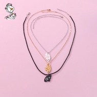 Necklace suitable for 2 3 girls friendship necklace best friend necklace cute koala heart pendant ne