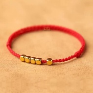 LUCKY BRACELET Chinese Lucky Mini Gold Box BRACELET