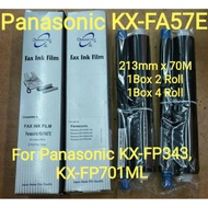 Panasonic 57E KX-FA57E Fax Ink Film Compatible For Panasonic Fax Machine KX-FP343 343 701 KX-FP701 (