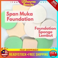 5pcs Span Foundation Lembut Span Muka Foundation Borong Span Muka Bedak Face Sponge For Foundation S