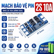 Battery protection circuit 2S – BMS 2S – 7.4V – 8.4V – lithium battery – 18650 – too charging and di