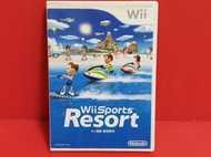 {哈帝電玩}~任天堂Wii 原版遊戲 Wii運動 度假勝地 中文版 光碟微刮 有盒書~