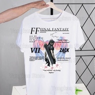 Final Fantasy 7 FF7 T Shirt Lelaki O Neck