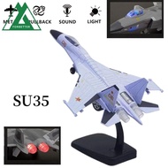 FORBETTER Fighter Aircraft Toy, Pullback & Go F16 F22 F35 Aviao Plane Model, Tabletop Decor Simulati