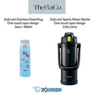 [SG Local Stock] Zojirushi Water Bottle, Stainless Steel Mug, One-touch, Double Walled Insulated Tumbler 600ml