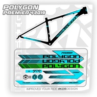 Decal polygon premier 5 2019 Klaten Decal bike Bicycle Sticker
