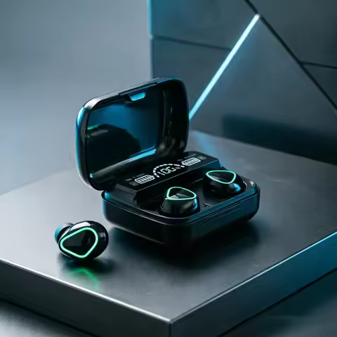 New Bluetooth headset M10 hands-free LED Dispay headset Bluetooth HiFi stereo music wireless earplug