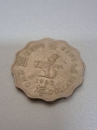 香港英女皇頭  1元（1978）及2元（1983）硬幣