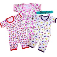 Cotton Tshirt/Pajama Printed Terno For Girls 0 Months-4 Years Old Baju Tidur Baby Girl Pyjamas Baby 