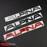 ALPINA Car Logo Emblem Premium Universal Metal 3Dbmw