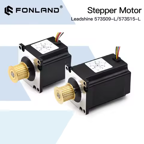 FONLAND Leadshine 3 Phase Stepper Motor 573S09-L 573S15-L For NEMA23 5.8A Length 79mm Shaft 8mm
