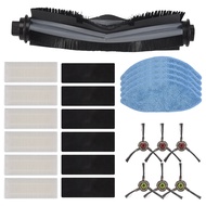 New For Ozmo U2 Dgn22 U2 Pro Robot Vacuum Cleaner Side Brush Main Brush Filter Mop Accessories Repla