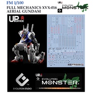 [MONSTER ] FRS09 FM 1/100 FULL MECHANICS VXV-106 GUNDAM AERIAL [The Witch from Mercury] WATER DECAL 