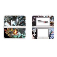 全新Monster Hunter 4 Ultimate New Nintendo 3DS 保護貼 有趣貼紙 全包主機4面