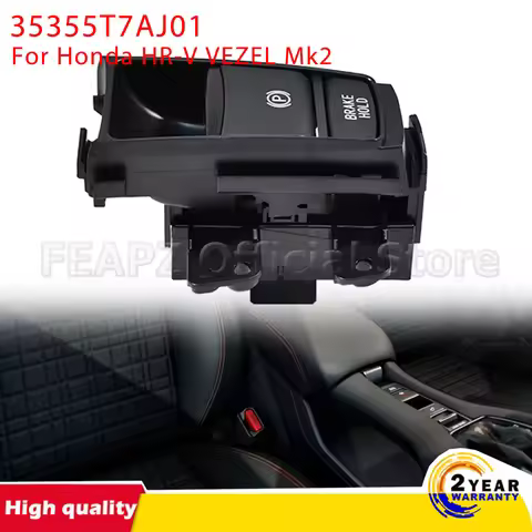 Electronic Automatic Hand Brake Button For Honda HR-V VEZEL Mk2 Parking Brake Switch 12 pins 35355T7