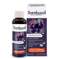 NEW !!! จัดโปรโมชั่น สินค้าใหม่ ส่งฟรี Sambucol Black Elderberry Mini's Liquid 120ml. แซมบูคอล แบล็ค เอลเดอร์เบอร์รี่ มินิส์ ชนิดน้ำ (ผลิตภัณฑ์เสริมอาหาร) Cash on delivery [ FREE Delivery ]