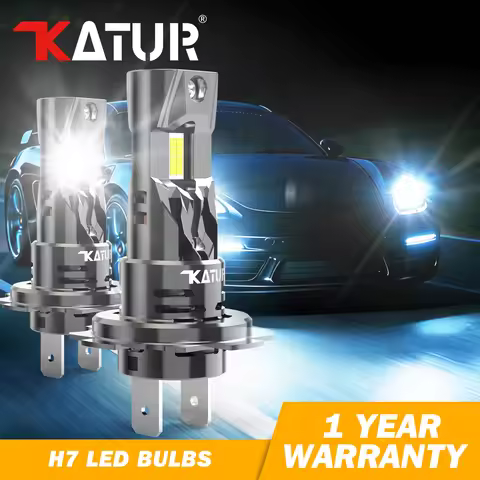 Katur 2x H7 Car Led Bulbs Auto Headlight with Fan Turbo Diode Super Led Car Head Lamp For VW T4 T5 P