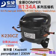 brand New DONPER Full Range R134A Refrigerator Freezer Chiller Display Case Compressors L65CZ1 L72CZ