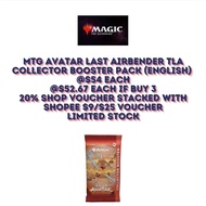 MTG Avatar TLA Collector Booster Pack