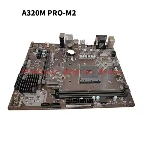 Used for MSI A320M PRO-M2 AM4 mATX DDR4 Motherboard with M.2 NVMe SSD Slot Support for AMD Ryzen CPU
