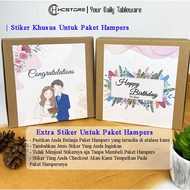Special hamper stickers only for customers hcstore