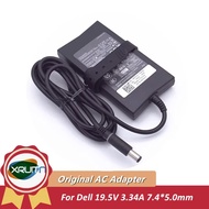 Original Laptop Charger 19.5V 3.34A 65W for Dell PA-12 0HN662 HN662 TJ76K 0TJ76K PA-2E LA65NS0-00 HA