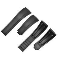Suitable for Rolex Dayton Fluoride Rubber Strap Explorer Diary Type Cutable Strap Business Casual su